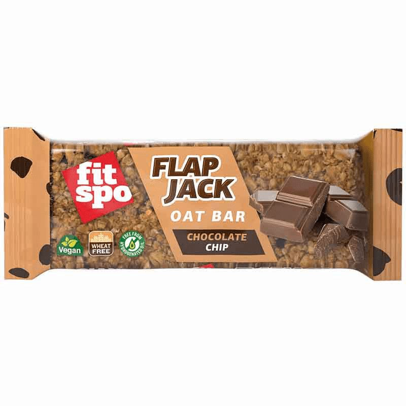 Български продуктОвесен Бар  FitSpo Flap Jack Chocolate Chip